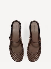 Tory Burch Brown Mellow Mary Jane Jelly Sandals - Image 3 of 4