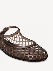 Tory Burch Brown Mellow Mary Jane Jelly Sandals - Image 4 of 4