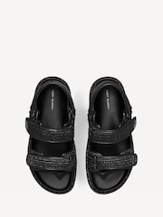 Tory Burch Black Kira Sport Sandals - Image 3 of 4