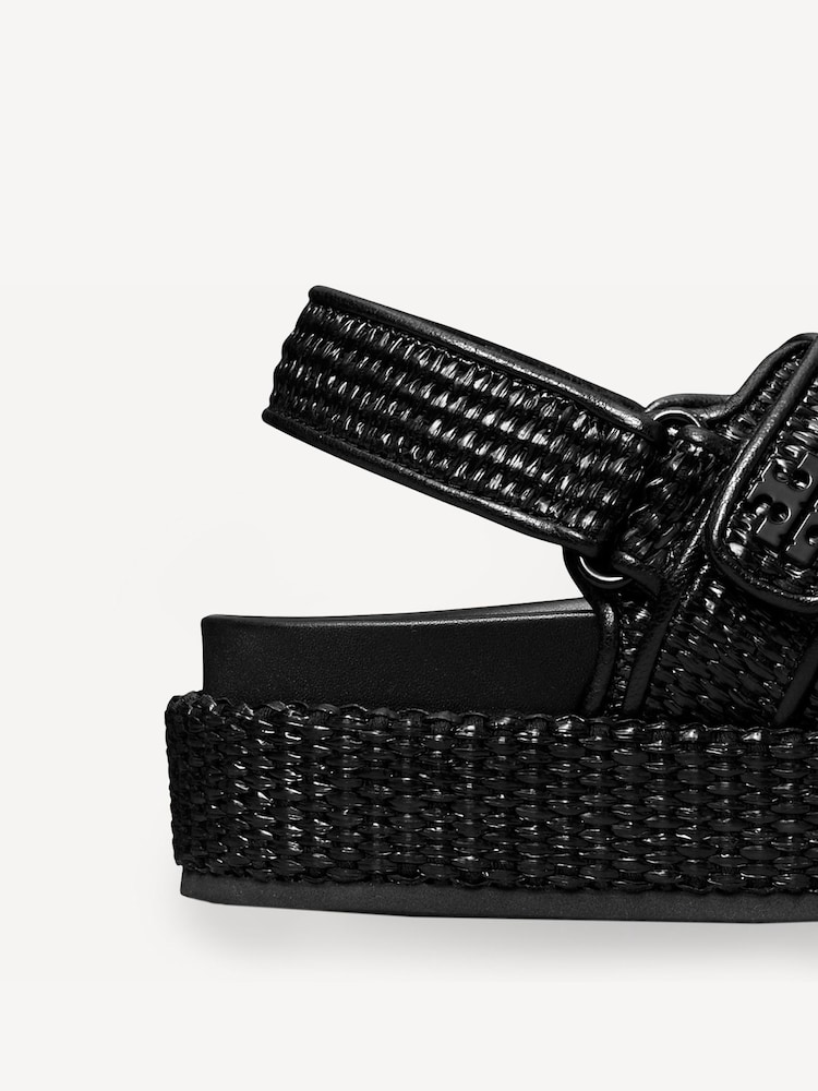 Tory Burch Black Kira Sport Sandals - Image 4 of 4