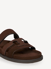Tory Burch Brown Ines Sport Slides - Image 4 of 4