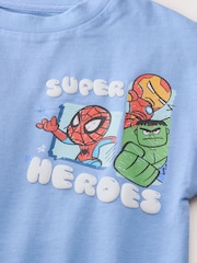 Blue Marvel Long Sleeve T-Shirt (6mths-8yrs) - Image 6 of 7