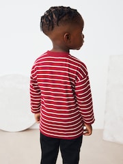 Red/Ecru Paddington Long Sleeve T-Shirt (12mths-8yrs) - Image 3 of 3