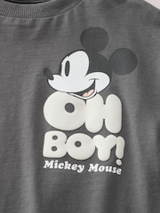 رمادي رمادي داكن - تيشرت بطبعة Mickey Mouse بكُم طويل (3 شهور-8 سنوات) - صورة 3 من 4