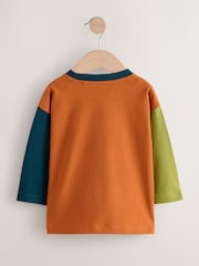 Rust Brown Bluey Long Sleeve T-Shirt (12mths-8yrs) - Image 1 of 7