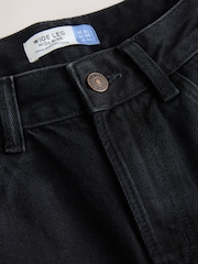 Schwarz - Hourglass Jeans mit weitem Bein - Bild 2 von 3