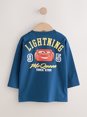 Blue Cars Long Sleeve T-Shirt (9mths-8yrs) - Image 2 of 4