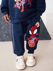 Navy Spidey Crew Sweatshirt and Joggers Set (9mths-8yrs) - Image 4 of 4