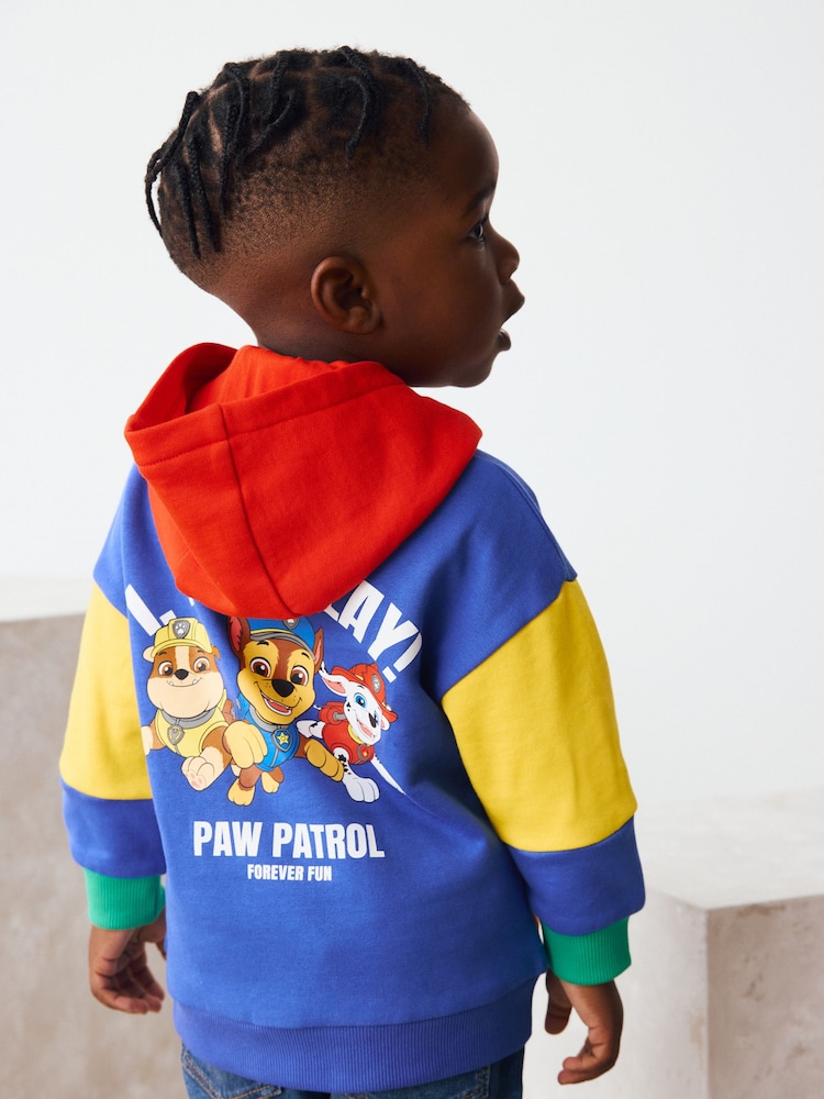 Blockfarben, mehrfarbig - Paw Patrol Hoodie (9mths-8yrs) - Bild 3 von 3