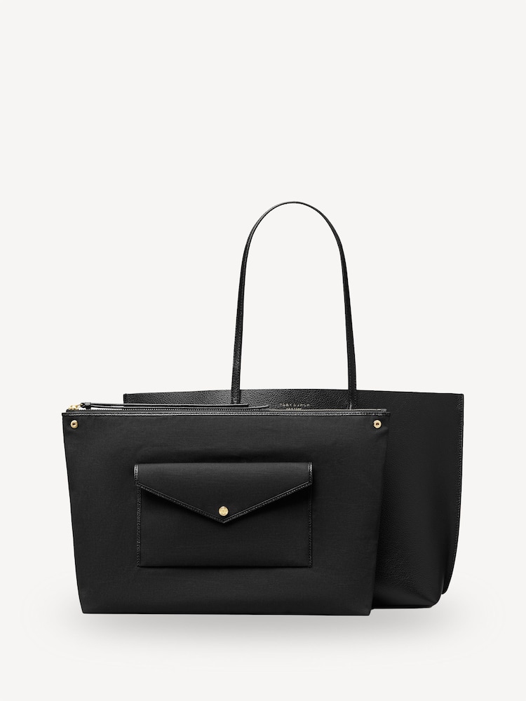 Tory Burch Black Perry Tote Bag - Image 1 of 3
