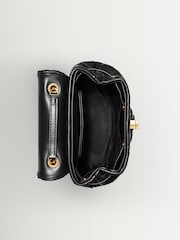 Tory Burch Black Kira Diamond Quilt Mini Backpack - Image 7 of 8
