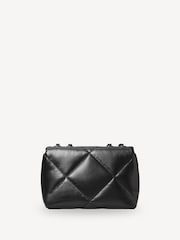 Tory Burch Black Kira Diamond Quilt Powder Coated Small Convertible Shoulder Bag - Image 2 of 5