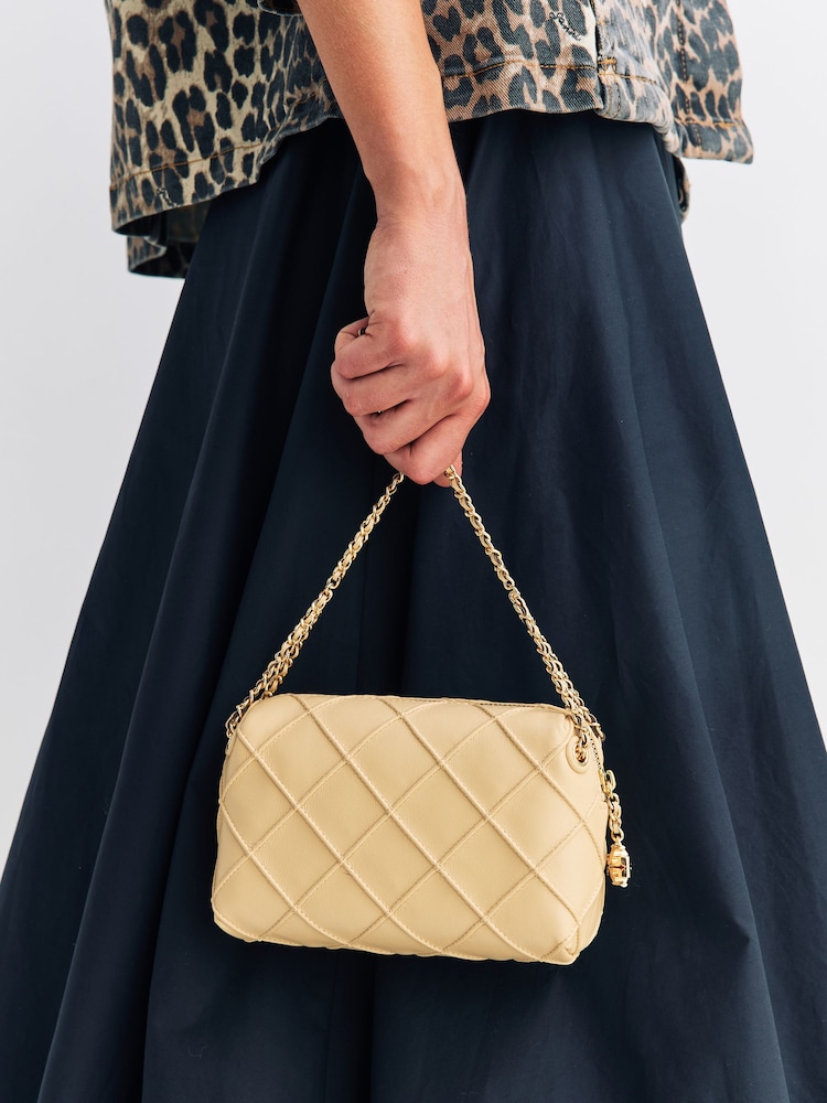 Tory Burch Cream Fleming Camera Bag - Image 2 of 8 Tory Burch Cream Fleming Camera Bag - Image 2 of 8