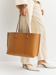 Tory Burch Brown Perry Tote Bag - Image 5 of 7