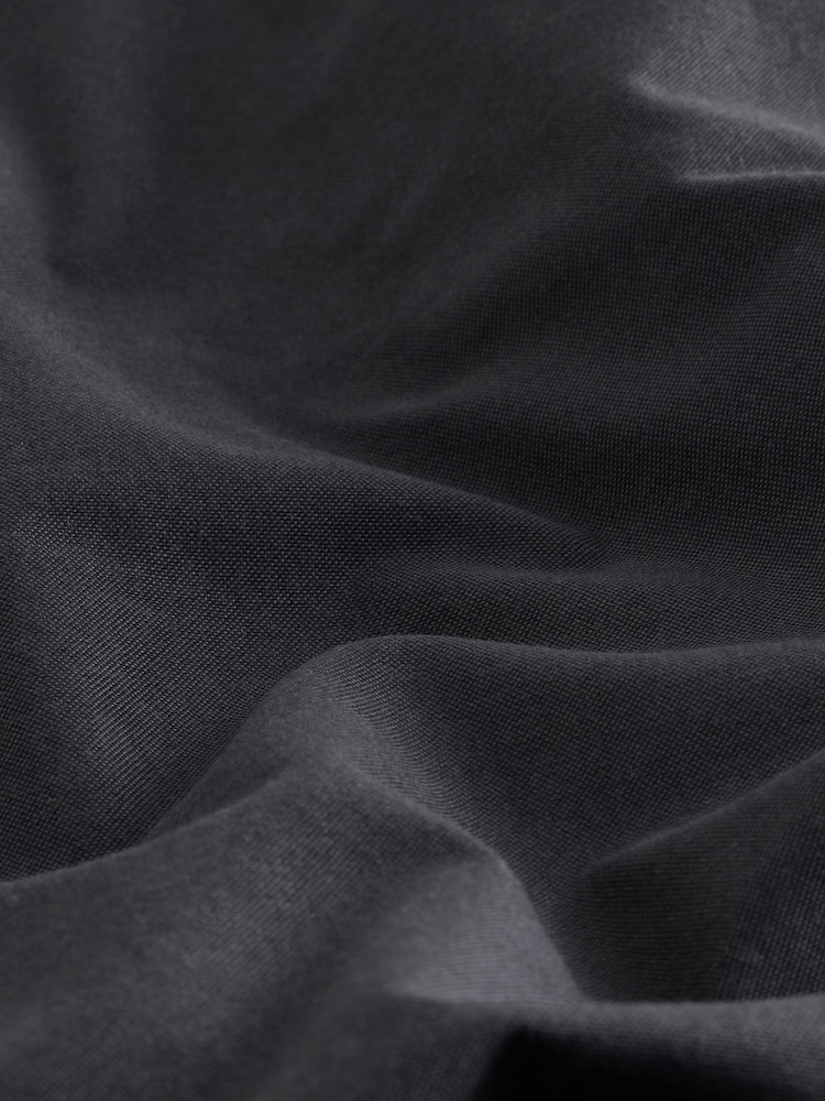Charcoal Grey Regular Fit Long Sleeve Oxford Shirt - Image 3 of 3