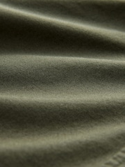 Dark Green Regular Fit Long Sleeve Oxford Shirt - Image 9 of 9