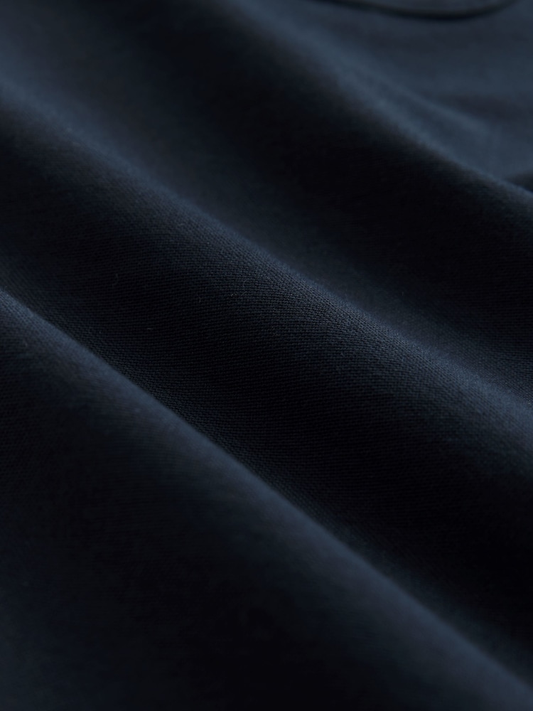 Navy Blue Regular Fit Long Sleeve Oxford Shirt - Image 2 of 3