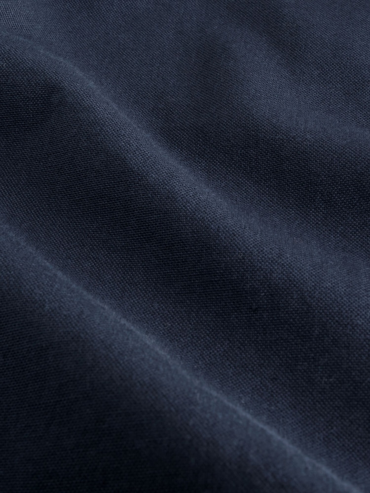 Navy Blue Regular Fit Long Sleeve Oxford Shirt - Image 3 of 3