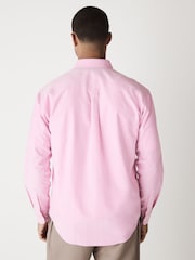 Pink Regular Fit Long Sleeve Oxford Shirt - Image 2 of 8