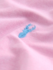 Pink Slim Fit Long Sleeve Oxford Shirt - Image 7 of 8