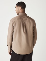 Stone Natural Regular Fit Long Sleeve Oxford Shirt - Image 2 of 8
