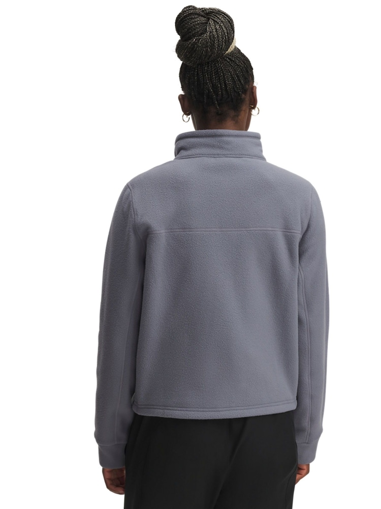 Under Armour Grey Expanse Full Zip Fleece Sweatshirt - Image 2 of 3 Under Armour Grey Expanse Full Zip Fleece Sweatshirt - Image 2 of 3