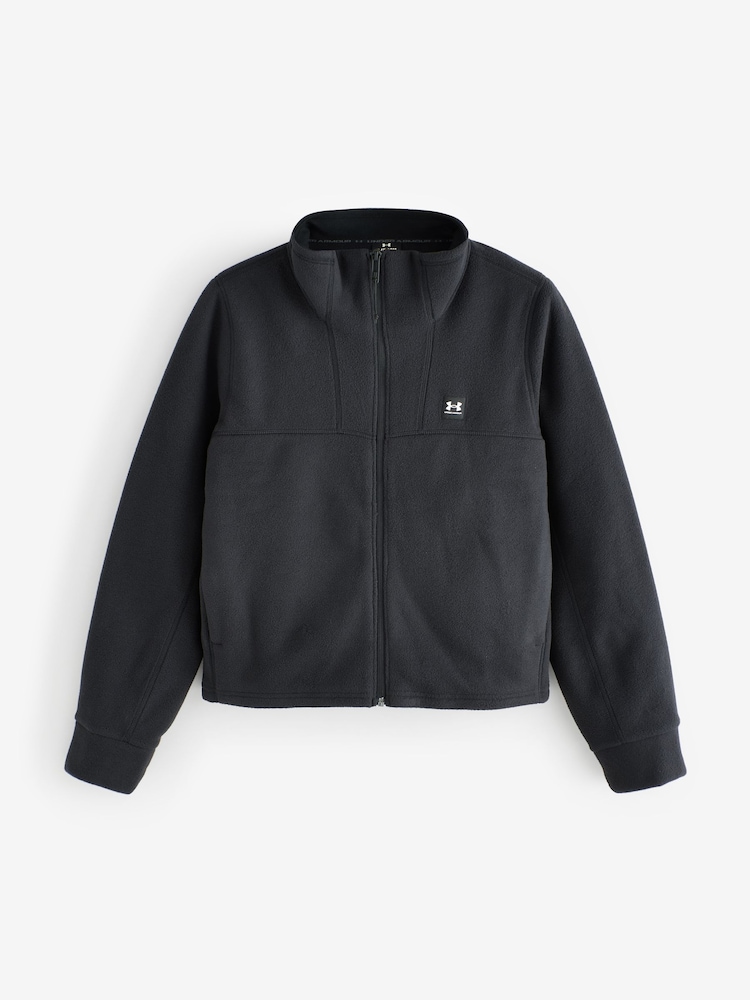 Under Armour Black Expanse Full Zip Fleece Sweatshirt - Image 4 of 4