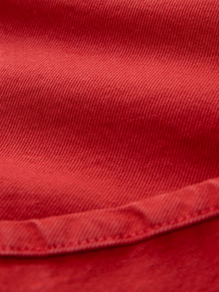 Red Hourglass Relaxed Turn up Denim 100% Cotton Shorts - Image 3 of 3