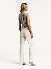 Rag & Bone Cream Featherweight Logan Jeans - Image 3 of 5