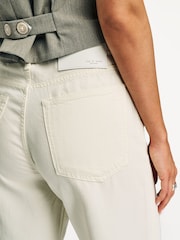 Rag & Bone Cream Featherweight Logan Jeans - Image 5 of 5