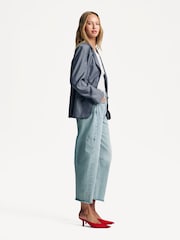 Rag & Bone Blue Charlie High Rise Barrel Jeans - Image 3 of 6