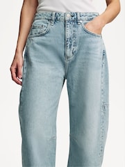 Rag & Bone Blue Charlie High Rise Barrel Jeans - Image 5 of 6