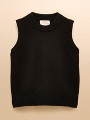 Joules Holly Black Knitted Vest - Image 8 of 8