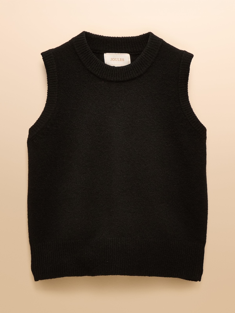 Negro - Camiseta de punto sin mangas Holly de Joules - Imagen 8 de 8 Negro - Camiseta de punto sin mangas Holly de Joules - Imagen 8 de 8