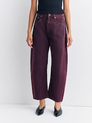 Rag & Bone Purple Charlie High-Rise Barrel Jeans - Image 2 of 4