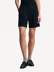 Rag & Bone Black Irina Ponte Shorts - Image 1 of 4
