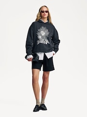 Rag & Bone Black Irina Ponte Shorts - Image 2 of 4