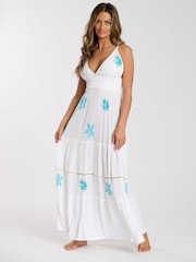 South Beach Embroidered Cami Maxi Dress - Imagen 4 de 5