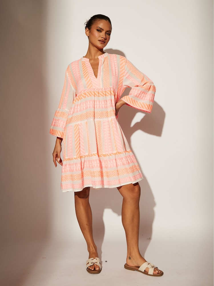 3/4 sleeve beach dress Reese 3/4 Sleeve Dress Persian Jules Floral / L