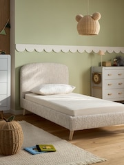 Tweedy Boucle Light Natural Kids Matson Standard Upholstered Bed - Image 2 of 5
