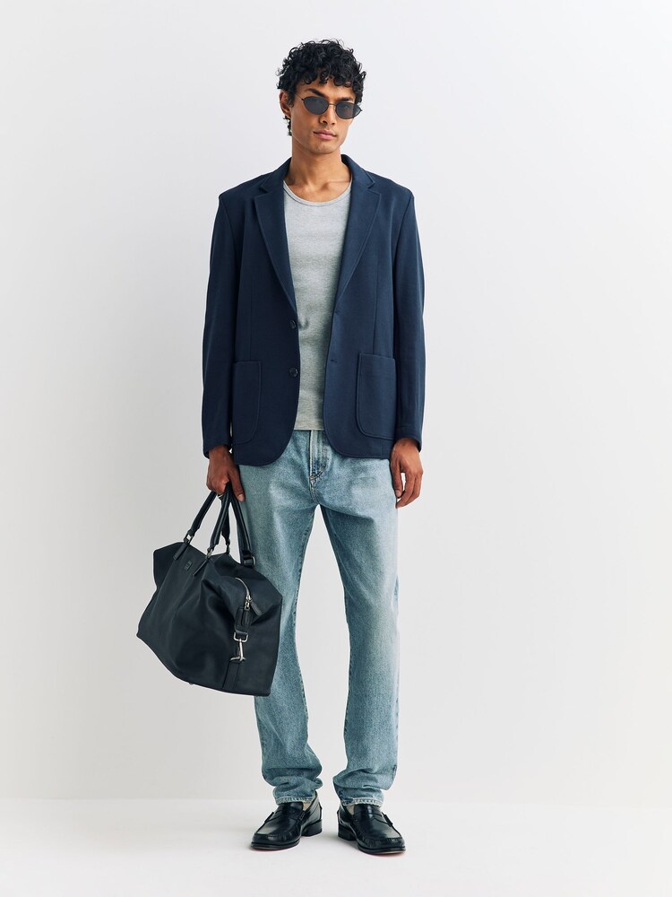 Rag & Bone Blue Butler Patch Pocket Blazer - Image 2 of 5 Rag & Bone Blue Butler Patch Pocket Blazer - Image 2 of 5