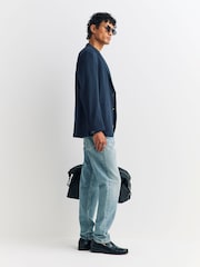 Rag & Bone Blue Butler Patch Pocket Blazer - Image 3 of 5