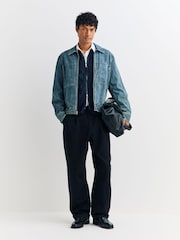 Rag & Bone Blue Simon Garage Jacket - Image 2 of 6