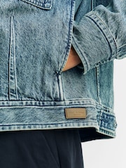 Rag & Bone Blue Simon Garage Jacket - Image 6 of 6