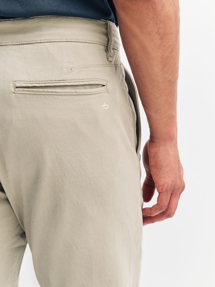 Rag & Bone Natural Standard Chino Trousers - Image 5 of 5