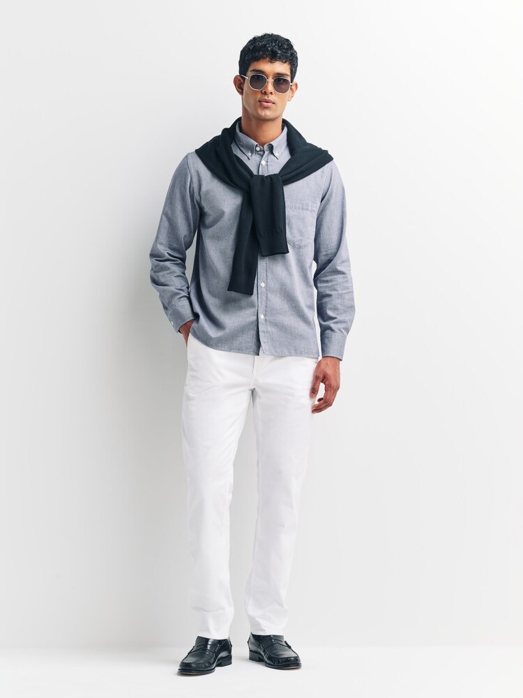 Rag & Bone White Standard Chinos - Image 1 of 5
