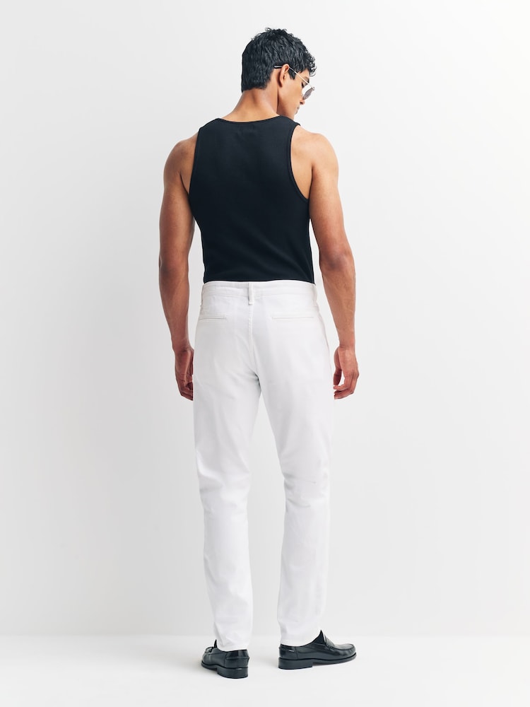 Rag & Bone White Standard Chinos - Image 2 of 5