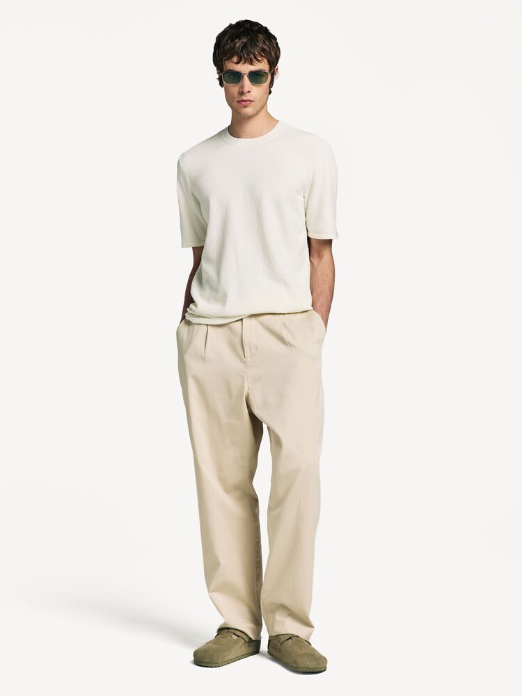 Rag & Bone Cream Zuma Toweling T-Shirt - Image 2 of 5