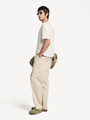 Rag & Bone Cream Zuma Toweling T-Shirt - Image 4 of 5