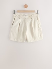 Black/Natural Linen Rich Boy Shorts 2 Pack - Image 2 of 9